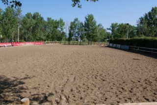 Il campo di equitazione